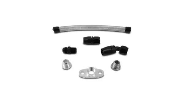 Vibrant Univ Top Mount Oil Drain Kit incl 20in Teflon lined S.S. hose Fitting thumbnail 3