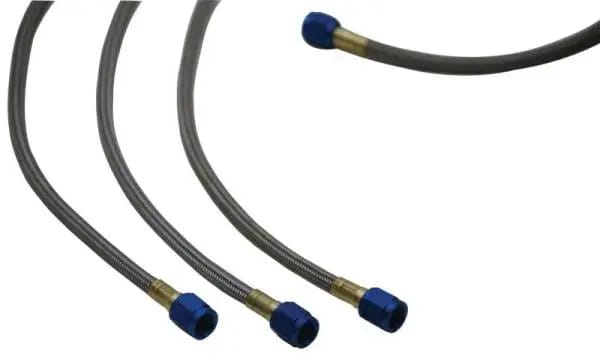 Vibrant Univ Oil Feed Kit 3ft Teflon lined S.S. hose with two -4AN female fittings preassembled thumbnail 5