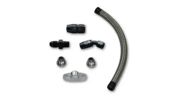 Vibrant Univ Oil Drain Kit incl 12in Teflon lined S.S. hose Fitting thumbnail 4