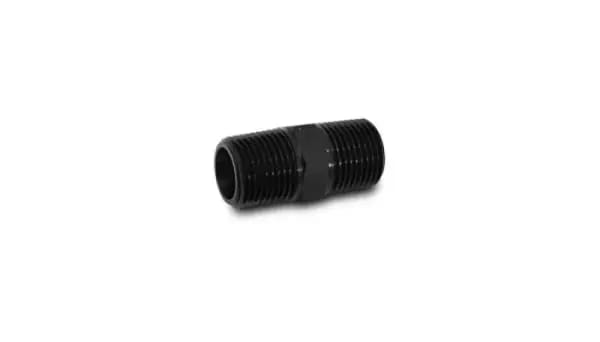 Vibrant 1/8in NPT x 1/8in NPT Straight Union Pipe Adapter Fitting - Aluminum thumbnail 3