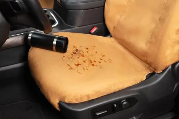 Covercraft 19-24 Dodge Ram 1500 Carhartt SeatSaver Custom Second Row Seat Covers - Brown thumbnail 6