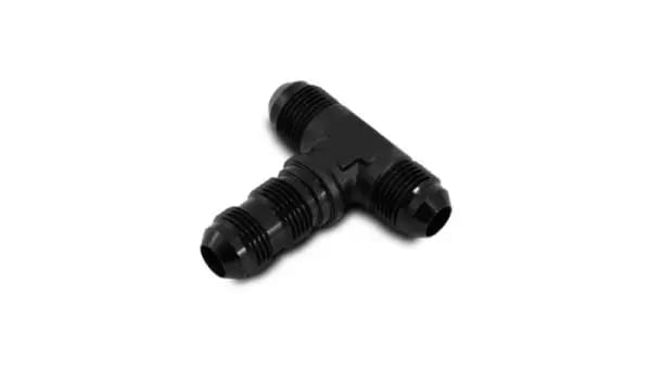 Vibrant -10AN Bulkhead Adapter Tee Fitting - Anodized Black Only thumbnail 3