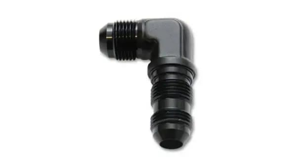 Vibrant -10AN Bulkhead Adapter 90 Degree Elbow Fitting - Anodized Black Only thumbnail 4