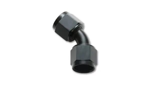 Vibrant -12AN X -12AN Female Flare Swivel 45 Deg Fitting (AN To AN) -Anodized Black Only thumbnail 4