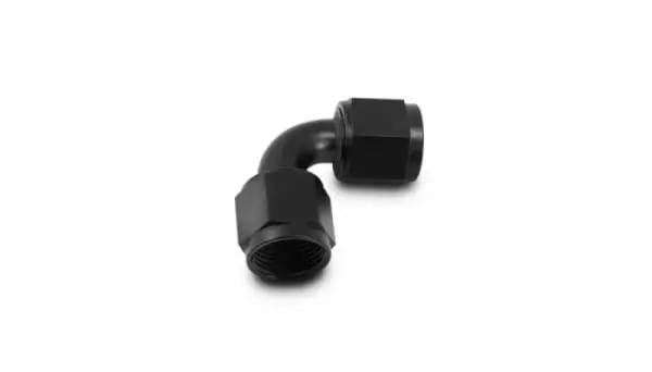 Vibrant -10AN Female 90 Degree Union Adapter (AN to AN) - Anodized Black Only thumbnail 3