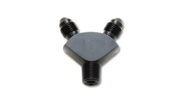 Vibrant -3AN x -3AN x 1/8in NPT Y-Adapter Fitting - Aluminum thumbnail 2