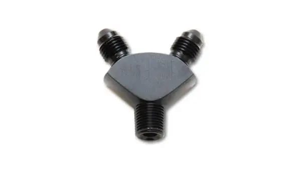 Vibrant -3AN x -3AN x 1/8in NPT Y-Adapter Fitting - Aluminum thumbnail 4