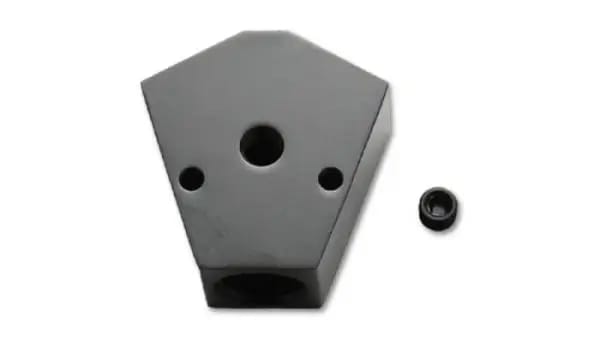 Vibrant Billet Aluminum Y-Block Fitting with 1/8in NPT Port - 1/2in NPT x 3/8in NPT x 3/8in NPT thumbnail 2
