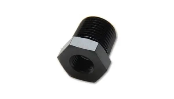 Vibrant 1/4in NPT Female to 3/8in NPT Male Pipe Reducer Adapter Fitting thumbnail 4