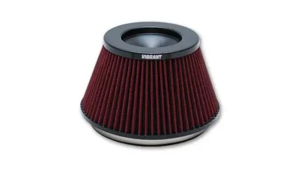Vibrant The Classic Perf Air Filter 5in OD Conex3-5/8in Tallx6in ID Bellmouth VelocityStack10950-52 thumbnail 4