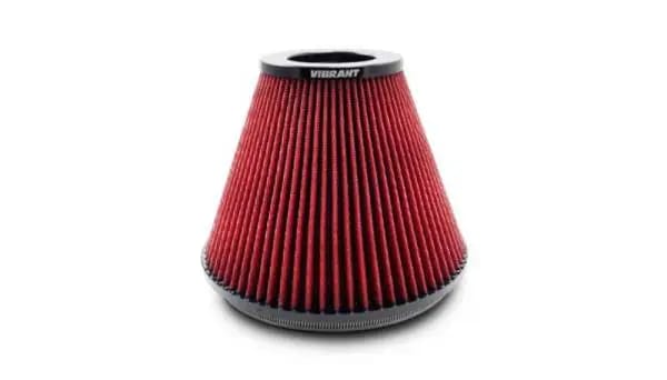 Vibrant 8.75in Inlet I.D. x 8.50in Height Bellmouth Velocity Stack Classiic Performance Air Filter thumbnail 2