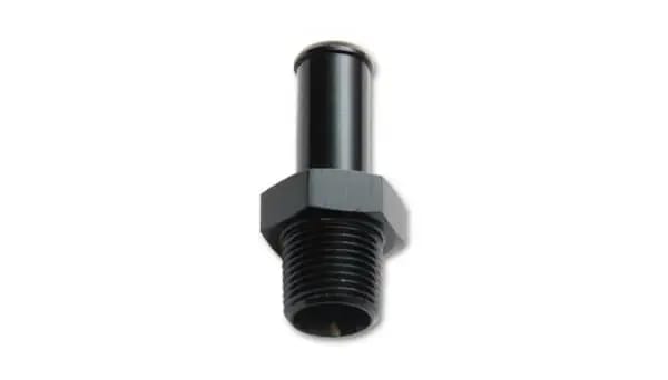 Vibrant 1/4in NPT to 3/8in Barb Straight Fitting - Aluminum thumbnail 4
