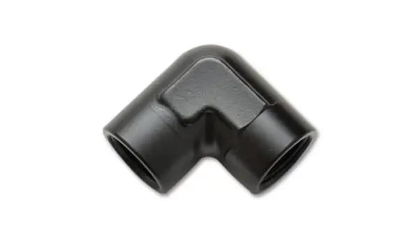 Vibrant 1/8in NPT 90 Degree Female Pipe Coupler Fitting thumbnail 2
