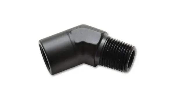 Vibrant 1/4in NPT Female to Male 45 Degree Pipe Adapter Fitting thumbnail 4