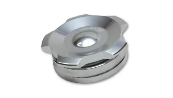 Vibrant 2in OD Aluminum Weld Bungs w/ Polished Aluminum Threaded Cap (incl. O-Ring) thumbnail 3