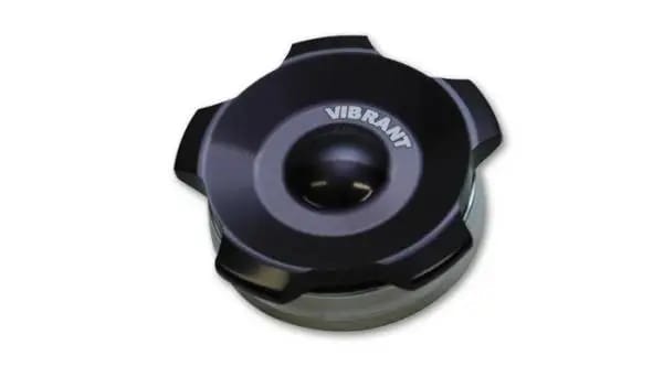 Vibrant 2in OD Aluminum Weld Bungs w/ Anodized Black Aluminum Threaded Cap (incl. O-Ring) thumbnail 3