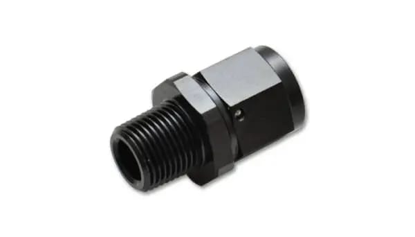 Vibrant -10AN to 3/8in NPT Female Swivel Straight Adapter Fitting thumbnail 2