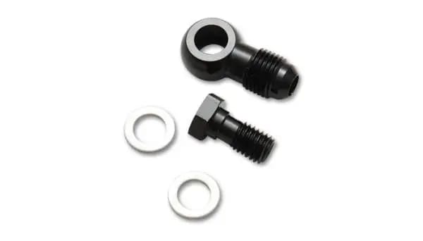 Vibrant -4AN Male Banjo Fitting 8mm x 1.25 Metric Aluminum + 2 Washers thumbnail 4