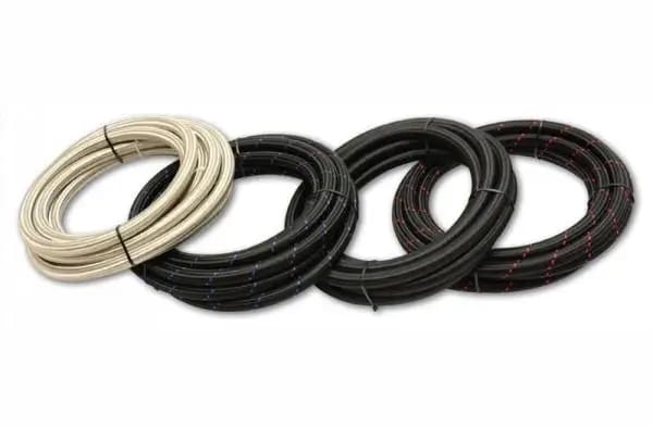 Vibrant -10 AN Black Nylon Braided Flex Hose (2 foot roll) thumbnail 5