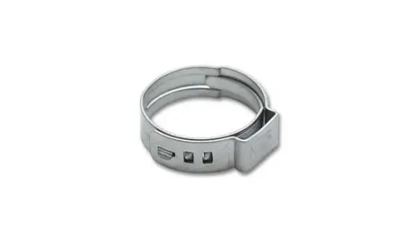 Vibrant One Ear Stepless Pinch Clamps 12.8-15.3mm clamping range (Pack of 10) SS 7mm band width thumbnail 5
