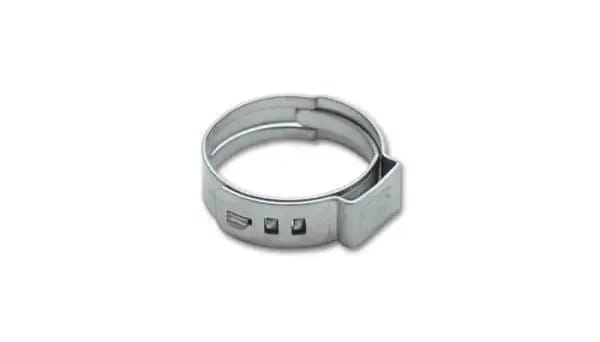 Vibrant One Ear Stepless Pinch Clamps 22.4-25.6mm clamping range (Pack of 10) SS 7mm band width thumbnail 2