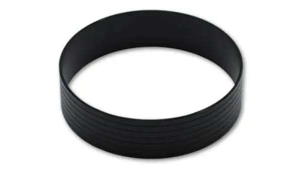 Vibrant HD Aluminum Union Sleeve for 2in OD Tubing - Hard Anodized Black thumbnail 2