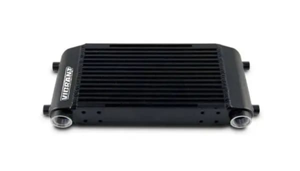 Vibrant Single Pass Oil Cooler Assembly 6in x 10in x 2in