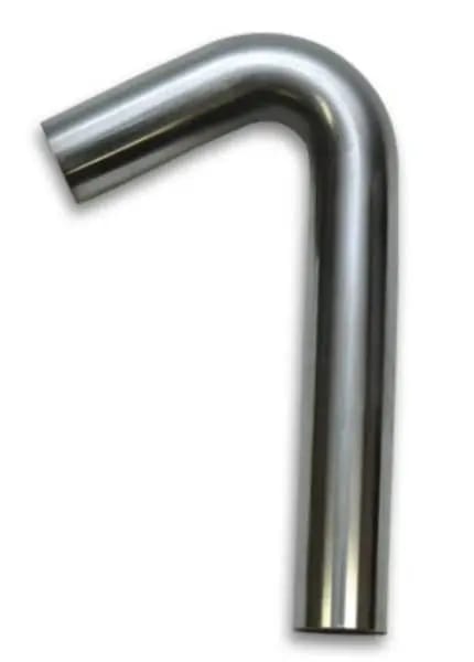 Vibrant 3.5in OD x 3in CLR 304 Stainless Steel Tubing 120 Degree Mandrel Bend thumbnail 3