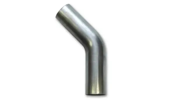 Vibrant 2.5in O.D. T304 SS 45 deg Mandrel Bend 6in x 6in leg lengths (3.5in Centerline Radius) thumbnail 4