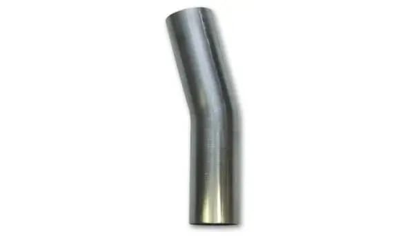Vibrant 3in O.D. T304 SS 15 deg Mandrel Bend 5in x 5in leg lengths (5in Centerline Radius) thumbnail 2