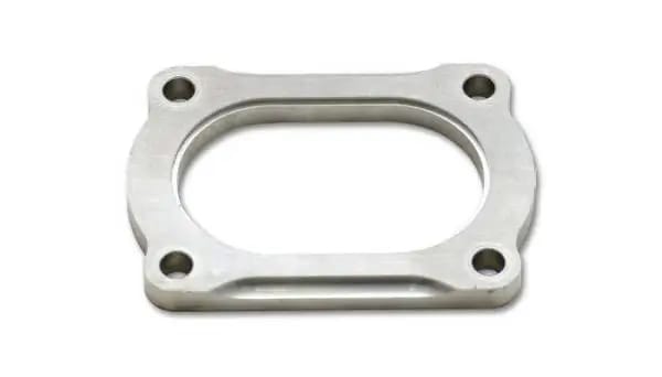 Vibrant T304 SS 4 Bolt Flange for 4in O.D. Oval tubing thumbnail 4