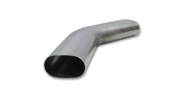 Vibrant 3in Oval (Nominal Size) T304 SS 45 deg Mandrel Bend 6in x 6in leg lengths thumbnail 4