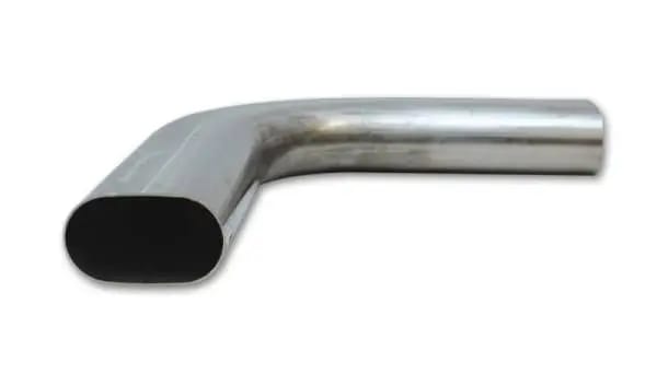 Vibrant 3in Oval (Nominal Size) T304 SS 90 deg Mandrel Bend 6in x 6in leg lengths thumbnail 2