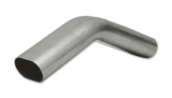 Vibrant 3in Oval (Nominal Size) T304 SS 45 deg VERTICAL Mandrel Bend 6in x 6in leg lengths thumbnail 4