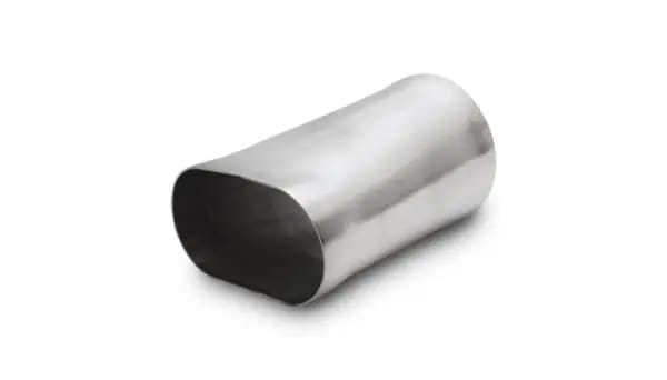 Vibrant 3.5in oval (Nominal) x 3.5in Round Transiton adapter T304 SS 6in long thumbnail 3