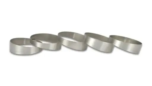 Vibrant 1.75in OD Titanium Pie Cuts - Bag of 5