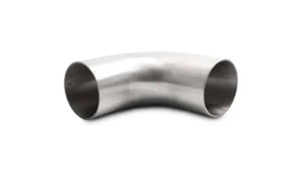 Vibrant 2.5in OD 4.13in Tangent Length T304 SS 90 Deg Mandrel Bend w/Extended Leg Length thumbnail 2