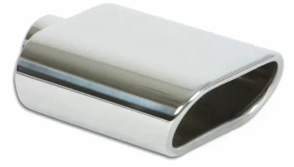 Vibrant 5.5in x 3in Oval SS Exhaust Tip (Single Wall Angle Cut Rolled Edge) thumbnail 4
