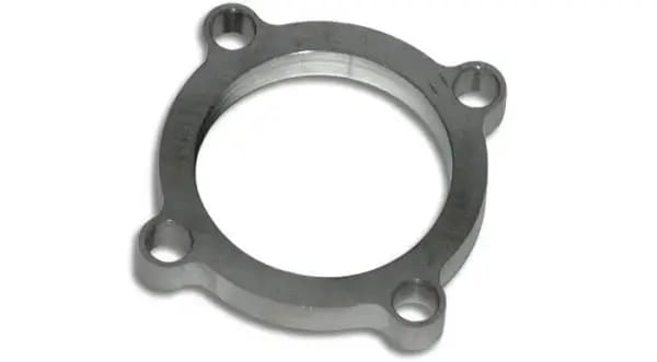Vibrant GT series / T3 Turbo Discharge Flange (4 Bolt) with 2.5in Inlet I.D. T304 SS 1/2in Thick thumbnail 4