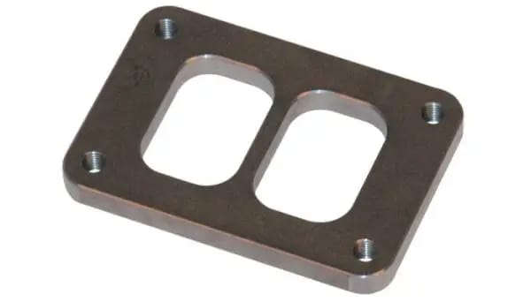 Vibrant T04 Turbo Inlet Flange (Divided Inlet) Mild Steel 1/2in Thick thumbnail 2