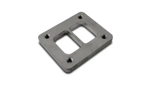 Vibrant T04 Turbo Inlet Flange (Divided Inlet) Mild Steel 1/2in Thick thumbnail 3