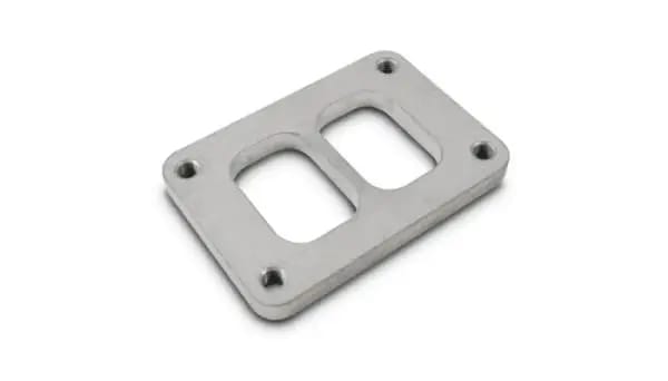 Vibrant T06 Turbo Inlet Flange (Divided Inlet) T304 SS 1/2in Thick thumbnail 3