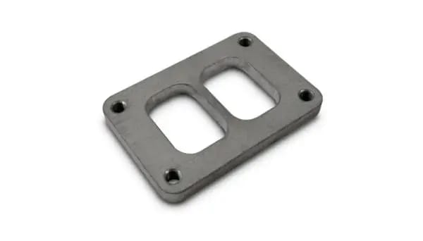 Vibrant T06 Turbo Inlet Flange (Divided Inlet) Mild Steel 1/2in Thick thumbnail 3