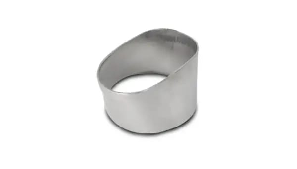 Vibrant 90mmx55mm Oval to 76mm Round Transition Adapter T304 SS for use with Part #1448 and #14480 thumbnail 3