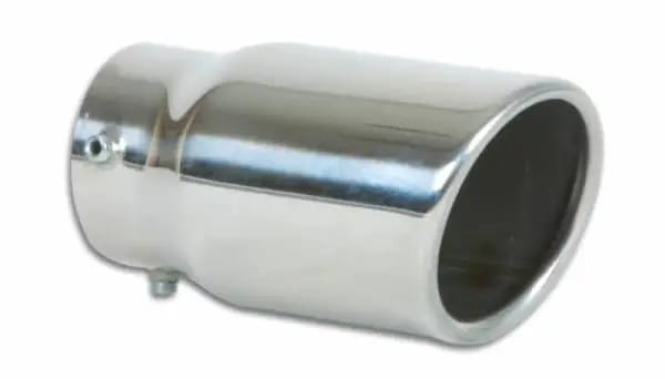 Vibrant 3in Round SS Bolt-On Exhaust Tip (Single Wall Angle Cut Rolled Edge) thumbnail 2