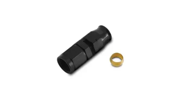 Vibrant -4AN Female to 1/4in Tube Adapter Fittings (w/ Brass Olive Insert) thumbnail 2