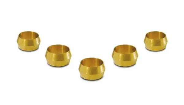 Vibrant 5/8in Brass Olive Hardline Tubing Inserts (2 Pack) thumbnail 3