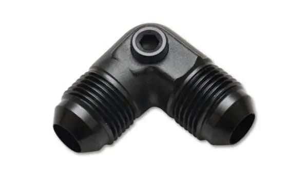 Vibrant -8AN to -8AN Male 90 Degree Union Adapter Fitting with 1/8in NPT Port thumbnail 4