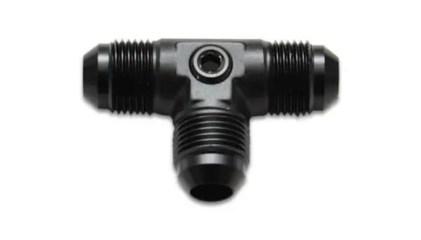 Vibrant -8AN to -8AN Male Tee Adapter Fitting with 1/8in NPT Port thumbnail 4