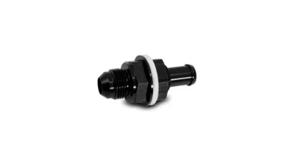 Vibrant Bulkhead Fuel Cell Adapter -6AN Male Flare x 5/16in Barb thumbnail 2